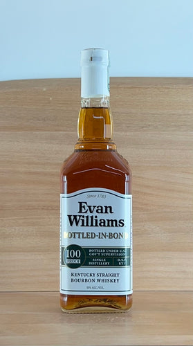 Evan Williams Bottle In Bond Kentucky Straight Bourbon Whiskey