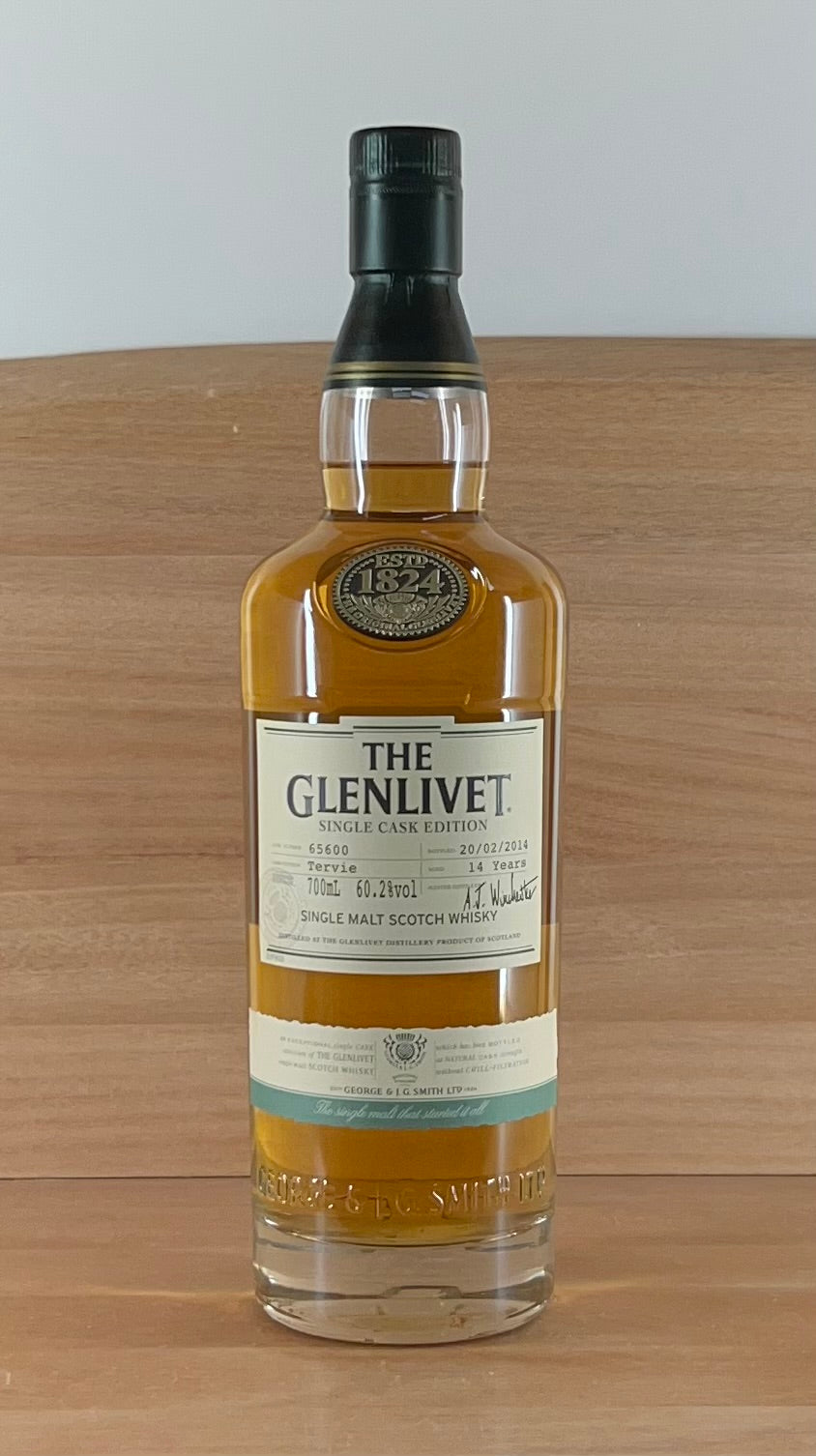 Glenlivet 14 yo Single Cask Single Malt Scotch Whisky (No box)