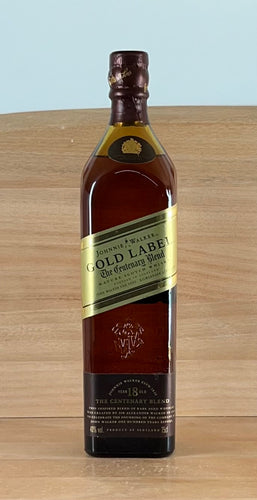 Johnnie Walker Gold Label 18 yo The Centenary Blend Scotch Whisky (Older bottling, cork cap, box, 750 mL)