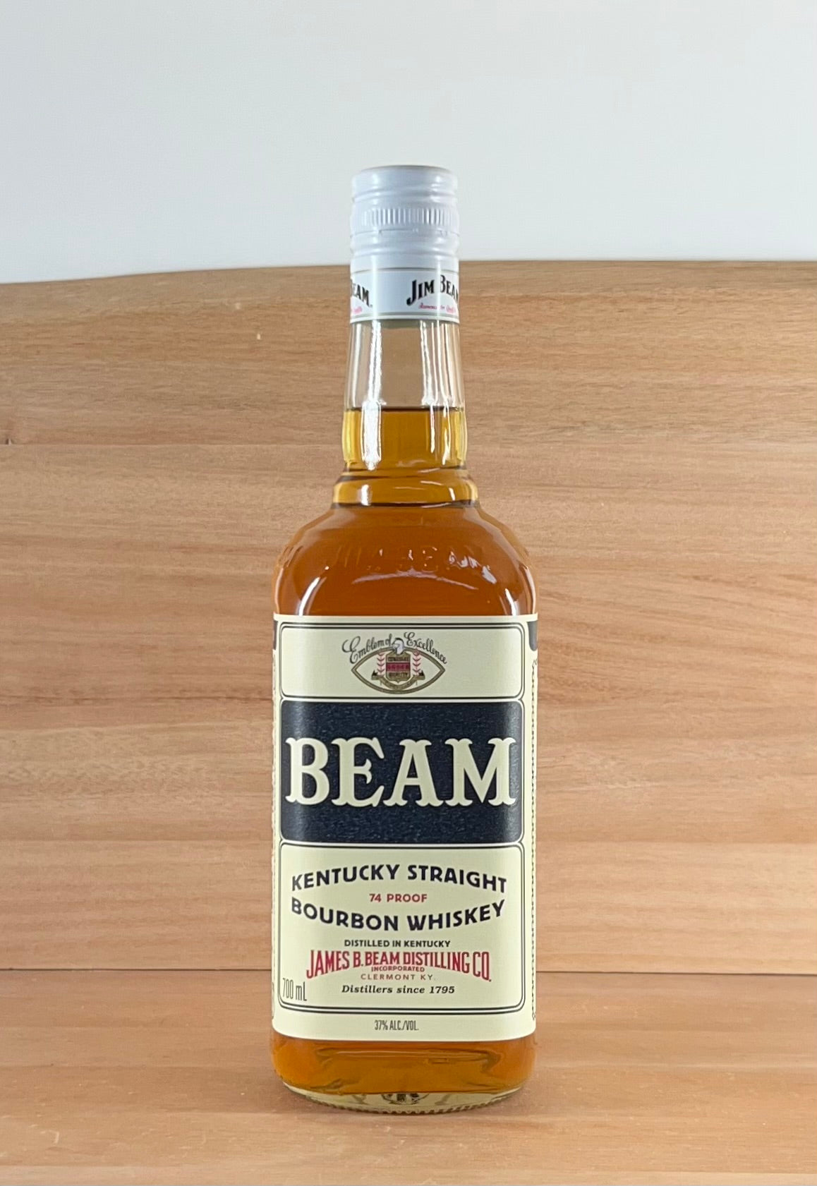 Jim Beam White Kentucky Straight Bourbon Whiskey (Reprint Design (BEAM))