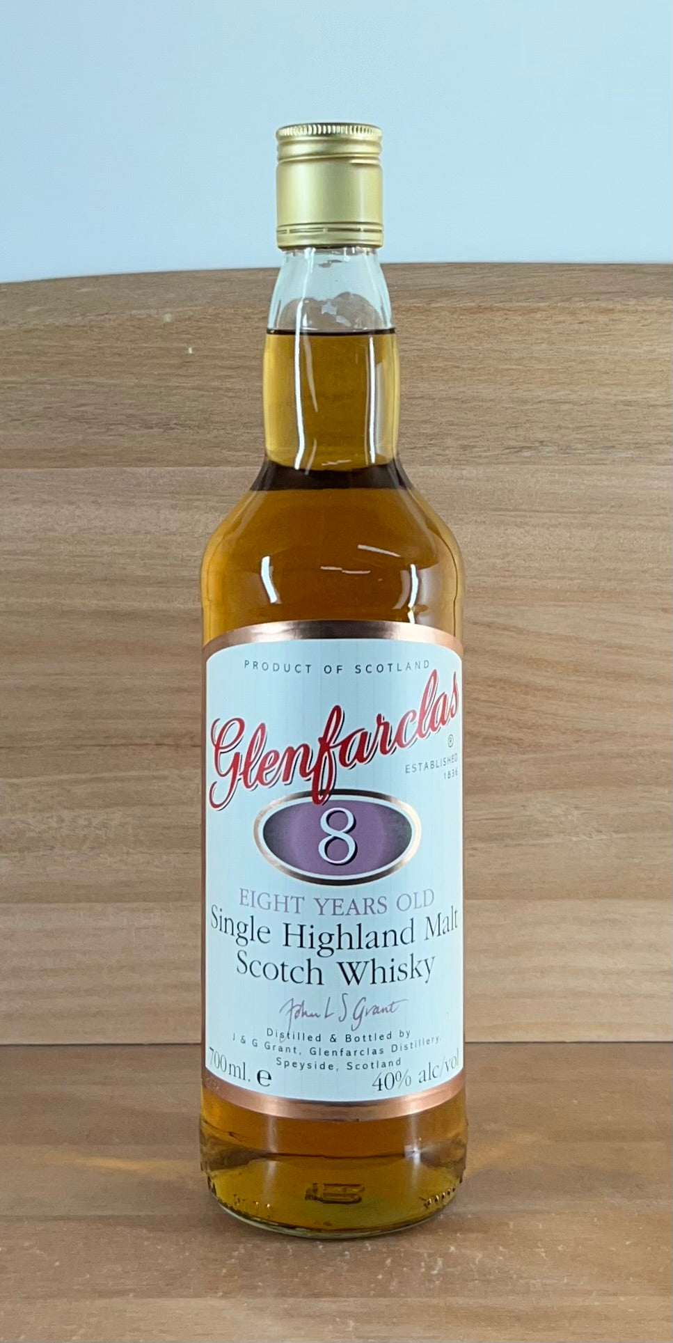 Glenfarclas 8 yo Single Malt Scotch Whisky (Older bottling)