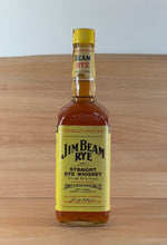 Load image into Gallery viewer, Jim Beam Rye (old style bottle and label, yellow plastic cap, 40%)