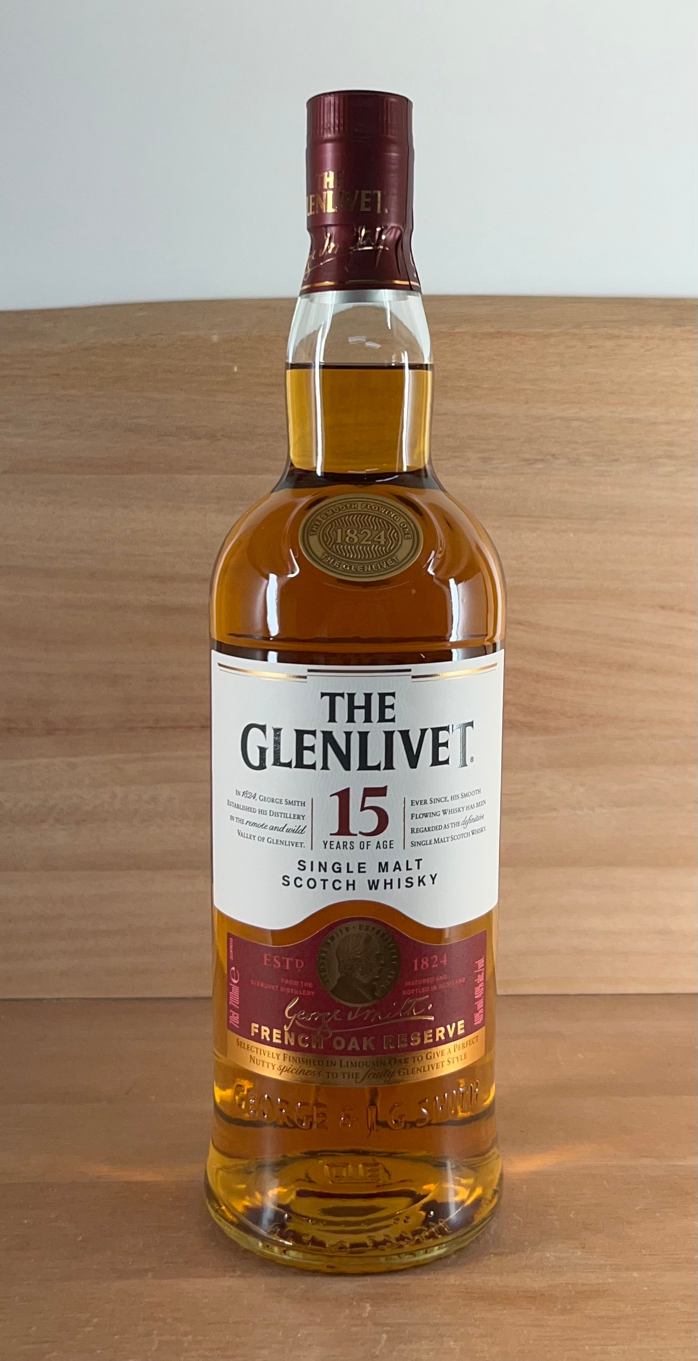 Glenlivet 15 yo Single Malt Scotch Whisky