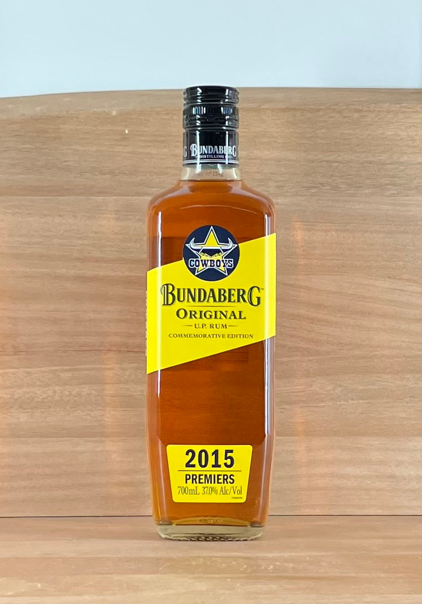 Bundaberg Commemorative Edition Cowboys 2015 Premiers Underproof Rum ...