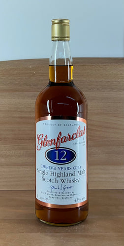 Glenfarclas 12 yo Single Malt Scotch Whisky (Older bottling, 1000 mL)